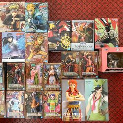 $20 Each- Banpresto One Piece Naruto Demon Slayer