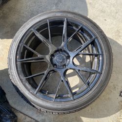 Set Of Rims With Tires