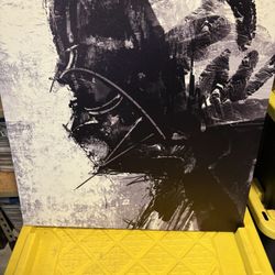 Darth Vader Star Wars canvas wall art 27”x27”