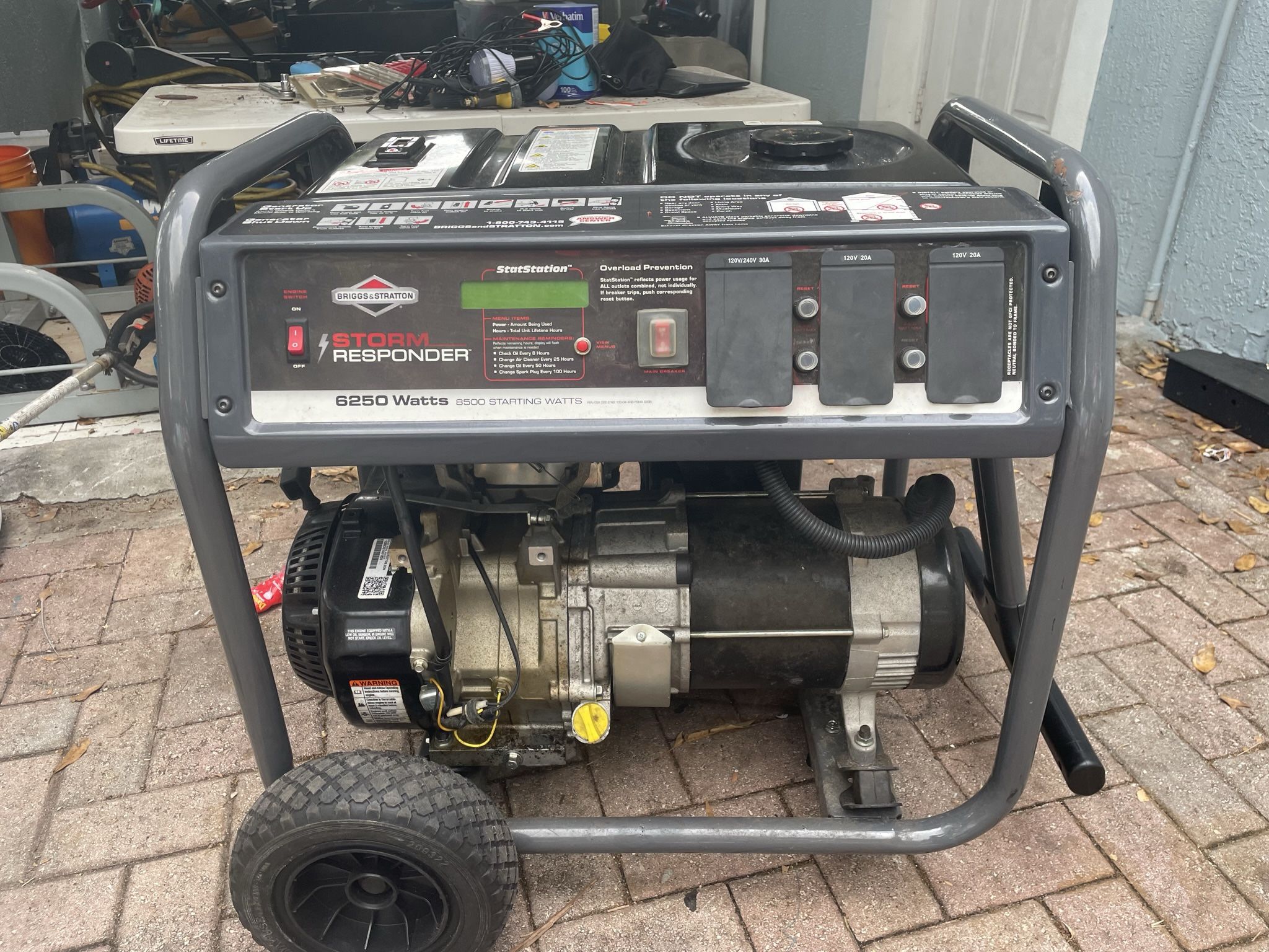 Generator 6250 Watts Briggs & Stratton