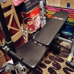 Combo. Weight Lifting Bench & Stationary Bike