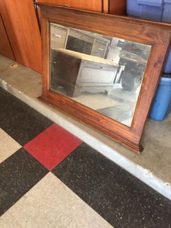 Furniture antique mirror