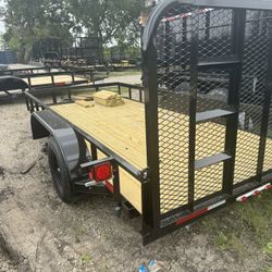 77x16 Utility Trailer 