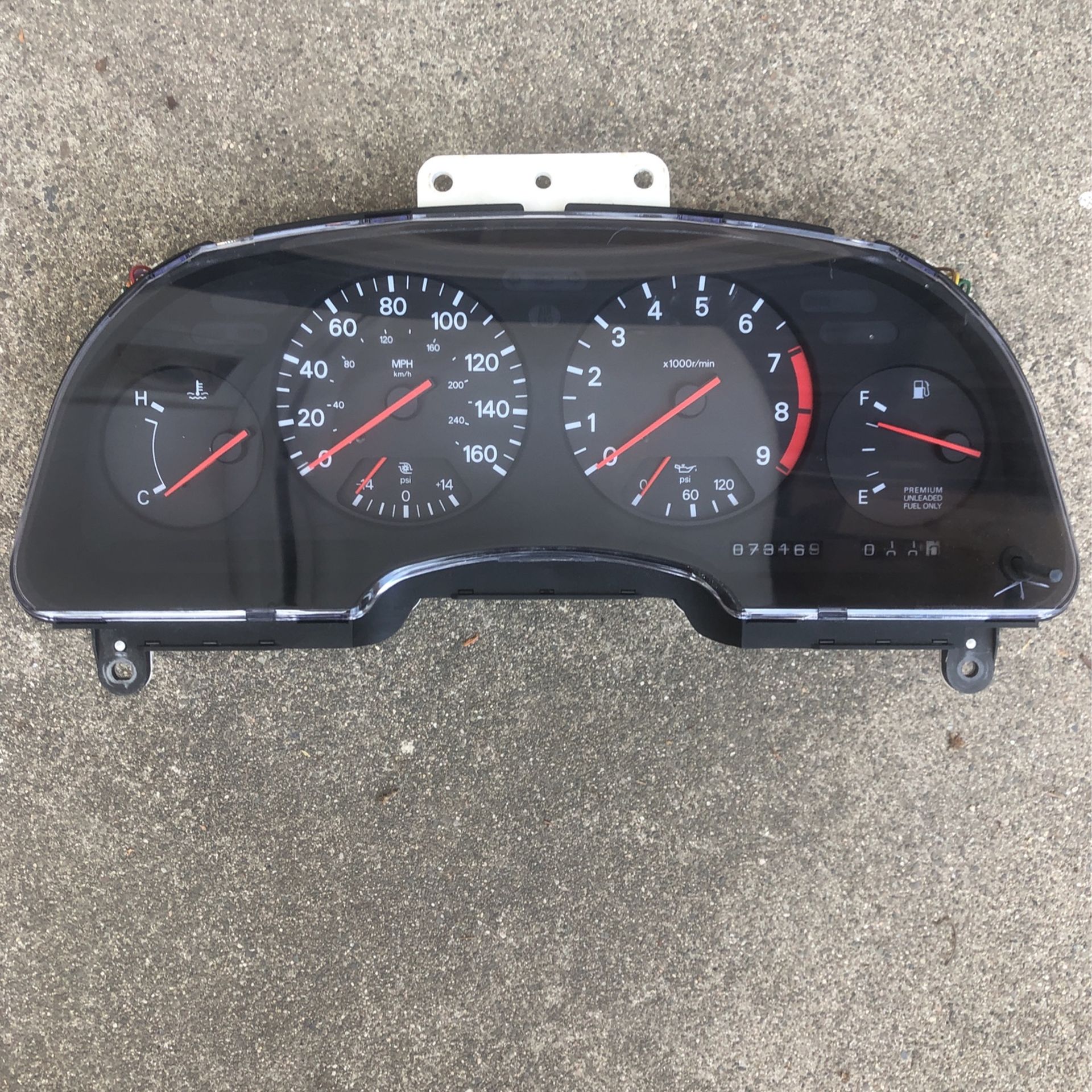 90-96 NISSAN 300ZX Z32 OEM INSTRUMENT CLUSTER 24810-32P00 TWIN