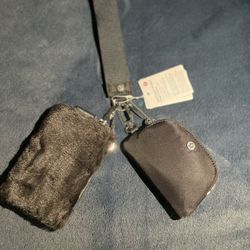 Lululemon Dual Fleece Wristlet 