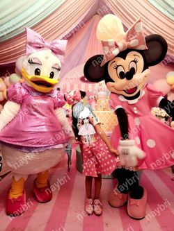 Daisy and mrs mouse Mascot Costumes Birthday Halloween - $650 Each