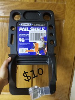 Pail shelf