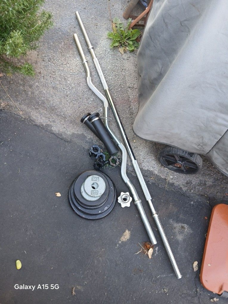 Weight Lifting Bars, and Accessories