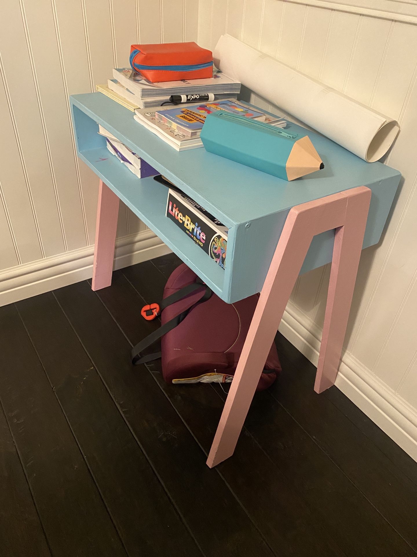 Kids Personal Desk Pink Girls