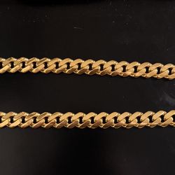 10k Gold Monaco Chain 