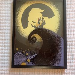 The Nightmare Before Christmas Comic Wall Frame