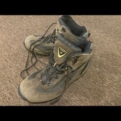 Nevados Hiking Mens Shoes Size Us 12 Mid Brown Black Yellow Accent