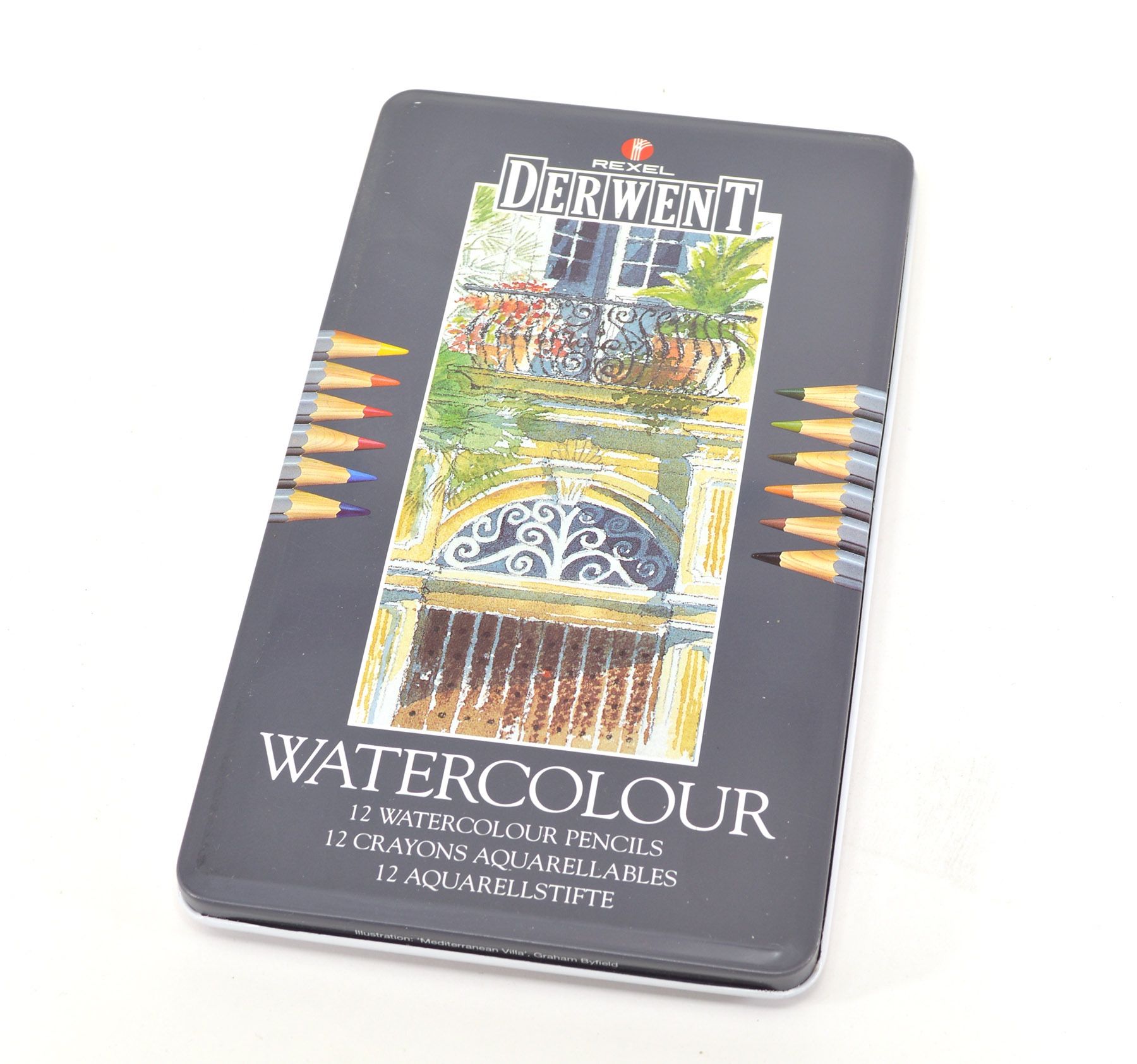 Watercolor Pencils, Set Of 12 From England