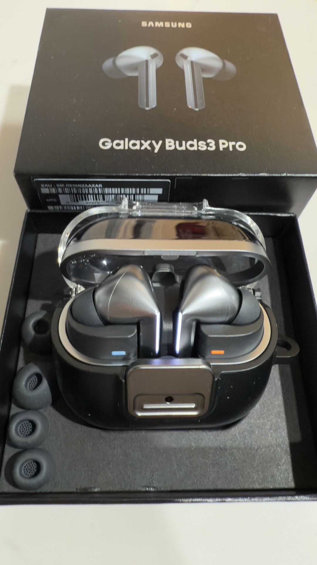Samsung - Galaxy Buds3 Pro Wireless Earbud Headphones - Silver