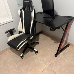 Computer Gaming desk And Chair 