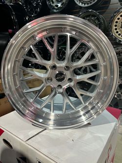 TRAKLITE TURBULANCE 20X8X.5 20X10 5X112/114.3 ET40 CB73.1 MACHINED SILVER / MACHINED LIP / CHROME 