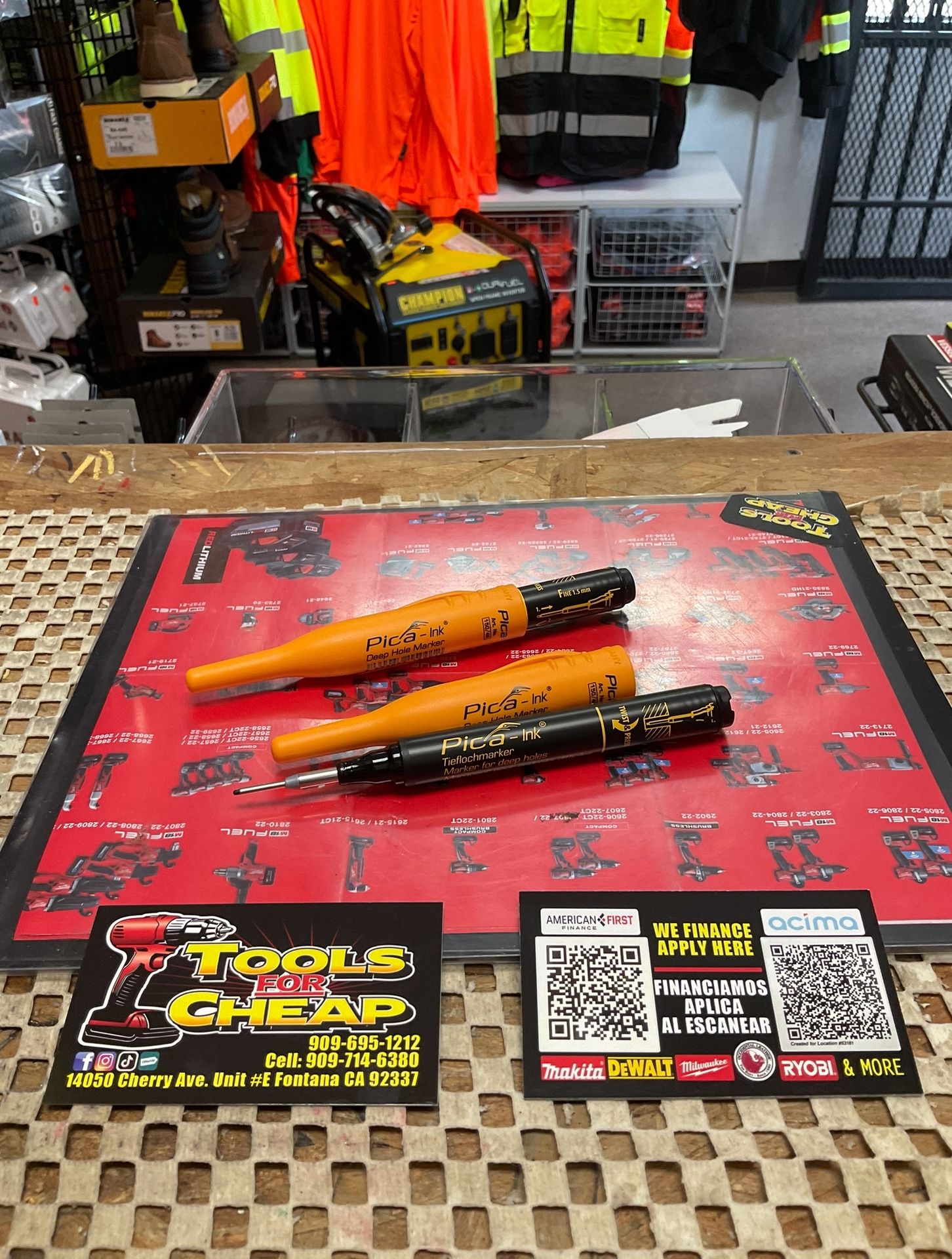 PICA INK DEEP HOLE MARKER- Black $12 EACH