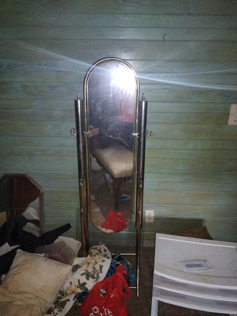 Vintage Floor Mirror And 10 Other Antique Mirrors