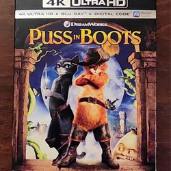Puss In Boots (2011) 4k Ultra HD Combo Pack