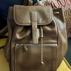 Coach Leather Backpack 