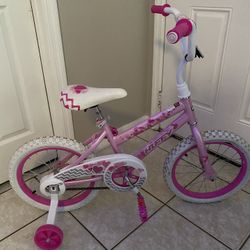 Girls Bike With Training Wheels