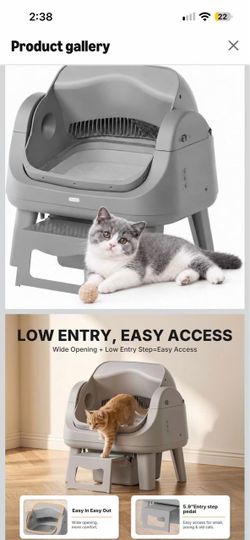 Brand New Automatic Litter Box, Self Cleaning Cat Litter Box, Beginner-Friendly Design, 8L Waste Bin, Smart Safety Sensors, Easy Maintenance for Every