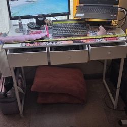 WHITE - WRITING DESK