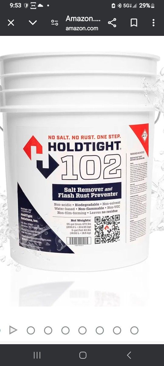 Salt Remover And Rust PREVENTATIVE 