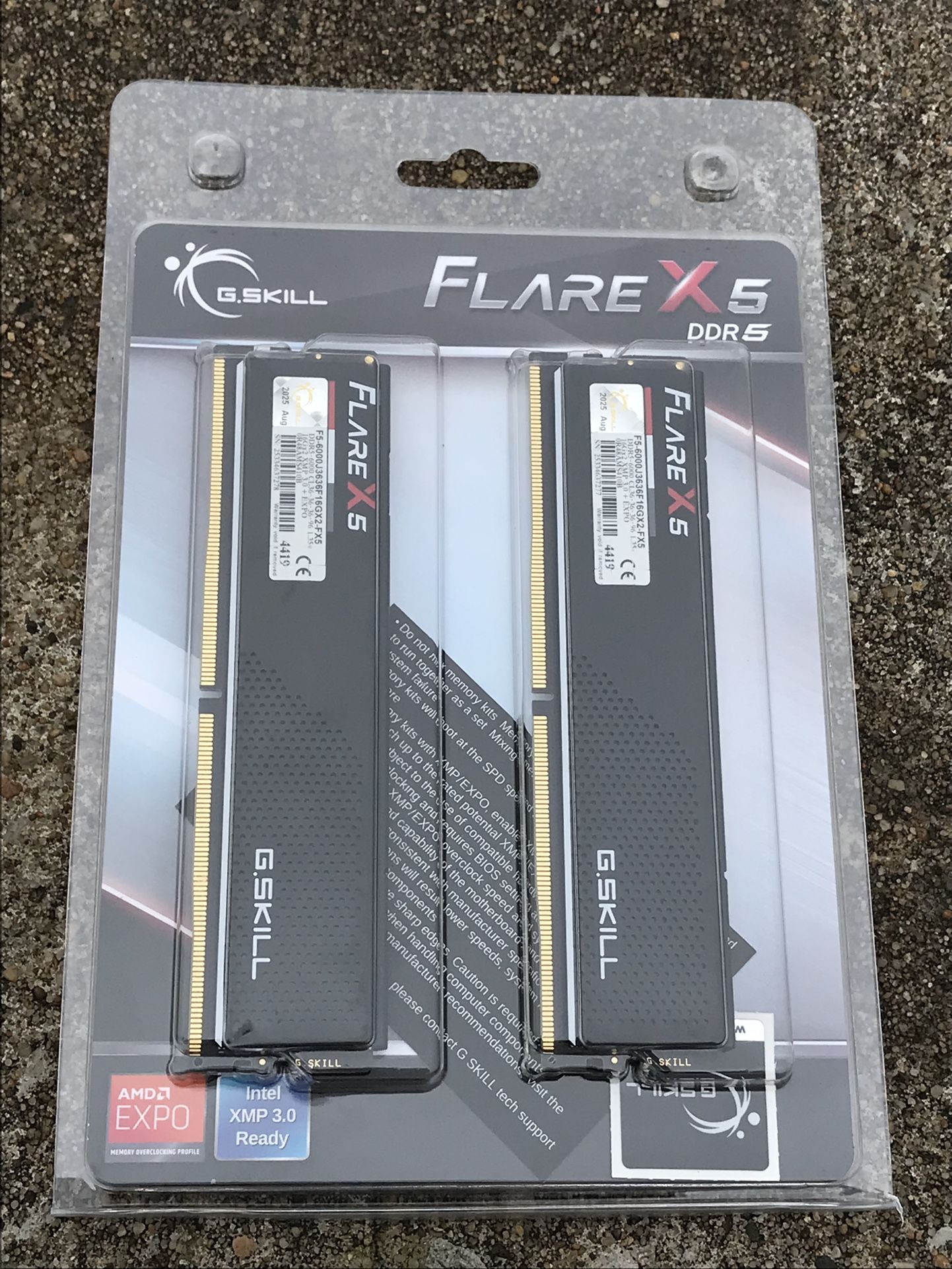 G. Skill Flare X5 Series 32GB (2x16GB)  RAM DDR5
