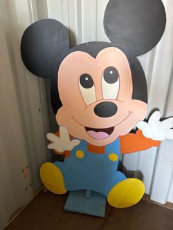 Mickey Mouse Wooden Cutout Standee