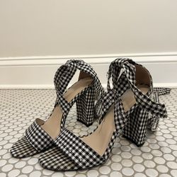 black & white Heels 