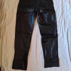 Leather pants women's size 16