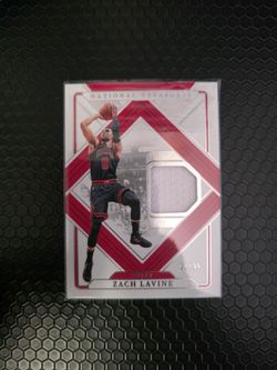 Zach Lavine National Treasures 23/99 Patch Sports Card