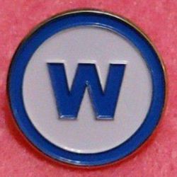 Chicago Cubs "W" Lapel/Hat/Tie Pin (New In Package)😇 EXTREMELY RARE, GORGEOUS ENAMEL PIN!👀🤯 GREAT FOR HATS!💣 Please Read Description.