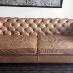 Genuine Leather Sofa 