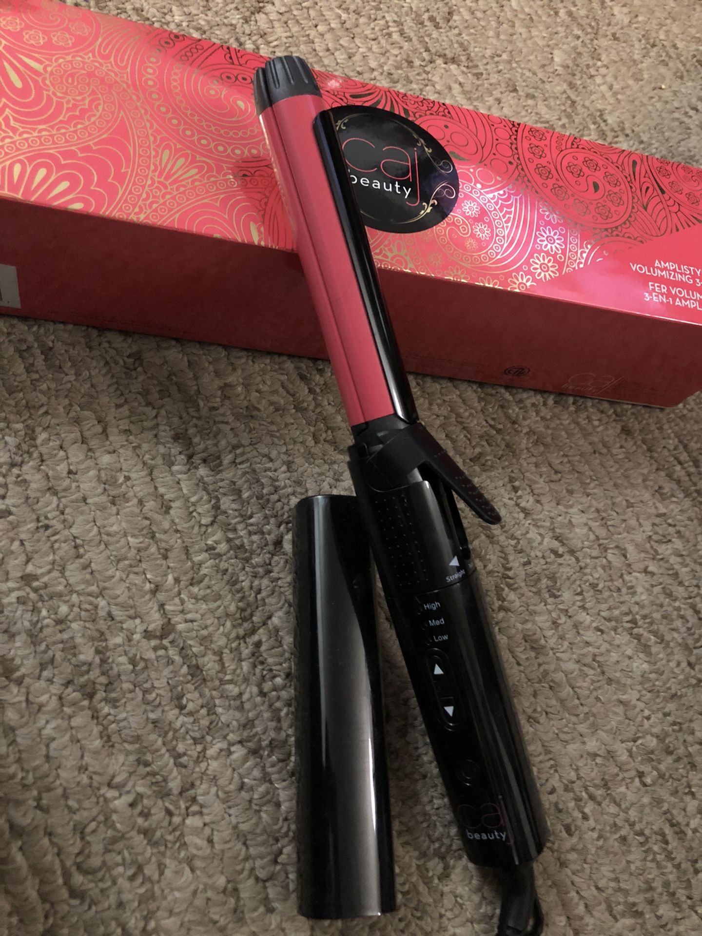 2 in 1 flat iron curling iron