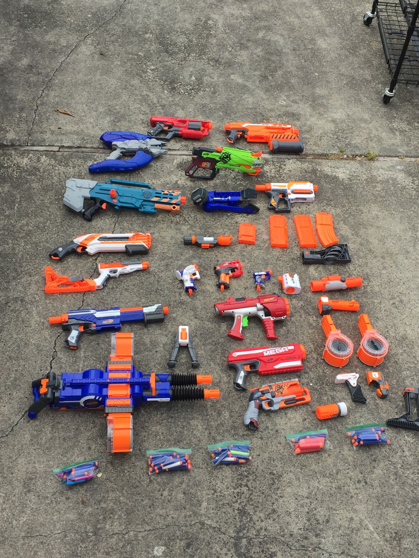 Nerf Guns, Accessories, and Bullets