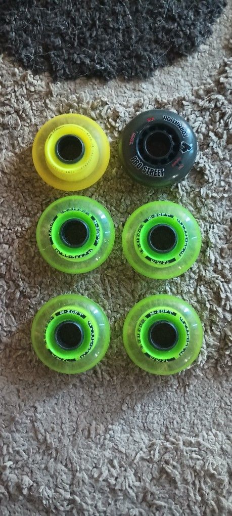 New 72MM Inline Wheels