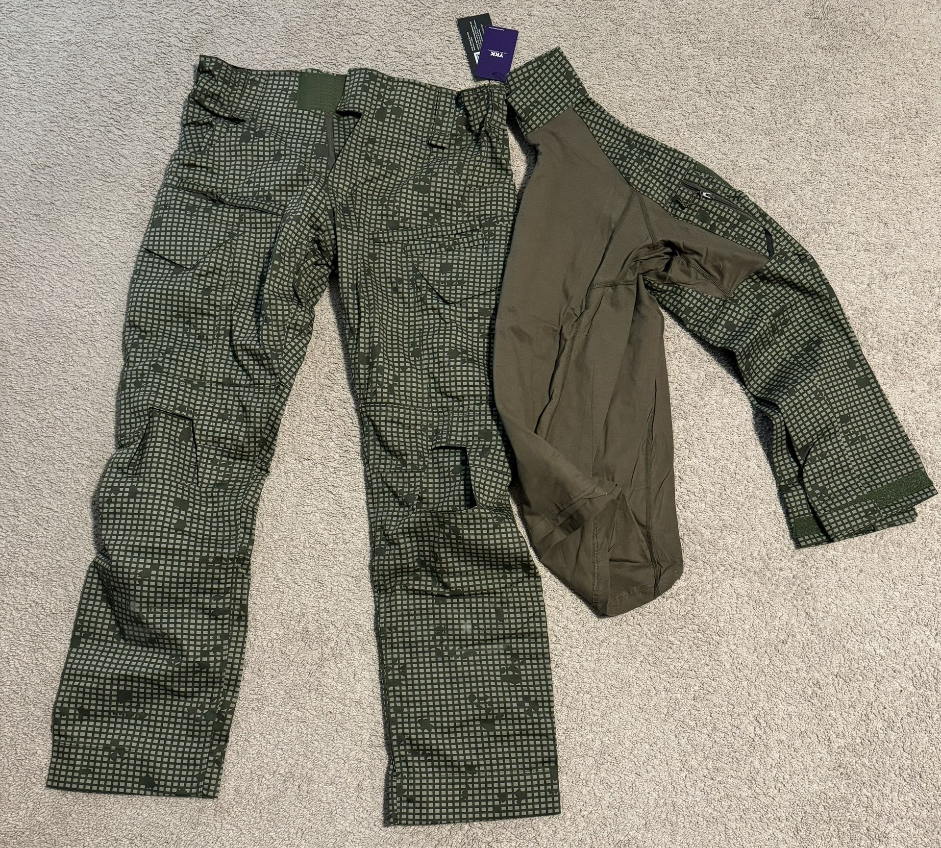 Desert Night Camo Combat Shirt And Pants 