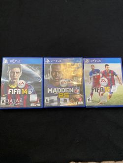 PS4 Games $10 ea. FIFA/MADDEN