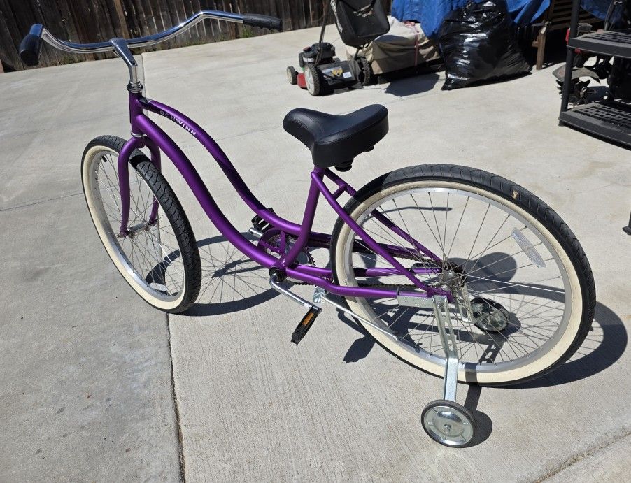 Schwinn Beach Cruiser 26 Inch Matte Purple