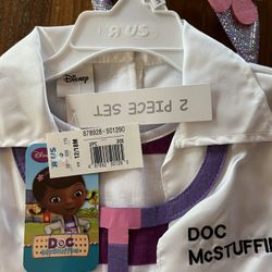 Brand New Disney Doc McStuffins Toddler Costume Size 12-18M