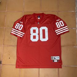 Reebok Jerry Rice San Francisco 49ers Throwback Jersey #80 Size 2XL 2000’s Vintage NFL  