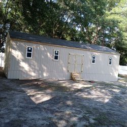 Salgado sheds we built on site
