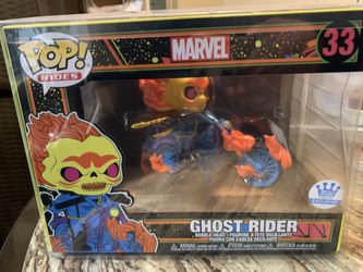 Funko Pop Black Light Ghost Rider(Funko Exclusive )