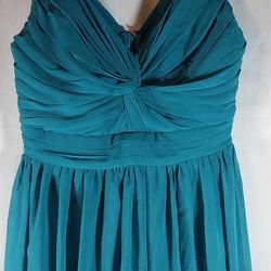 City triangle dark teal dress size 7