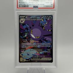 Pokemon TCG: Destined Rivals - Team Rocket's Crobat EX 234/182 SIR PSA 10