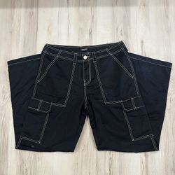 True Religion Wide Leg Pants Size L 