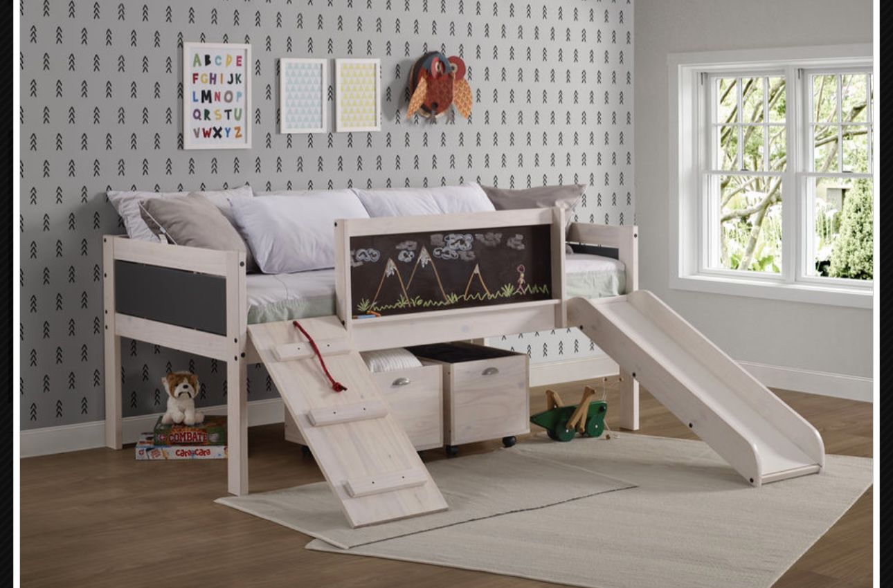 Child’s Bed set With 2 Toy Boxes 