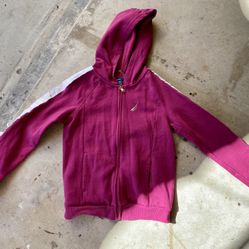 Nautica purple hooded jacket L 12/14